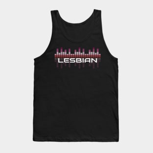 Music Equalizer Bars - Lesbian Tank Top